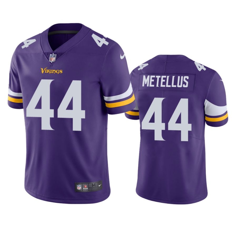 vikings josh metellus purple vapor untouchable limited jersey