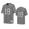 vikings justin jefferson charcoal metal replica jersey