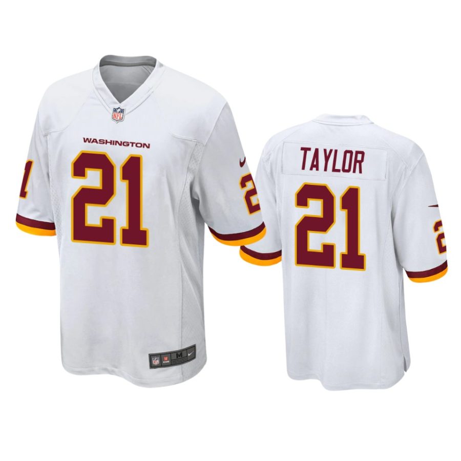 washington football team sean taylor white game jersey