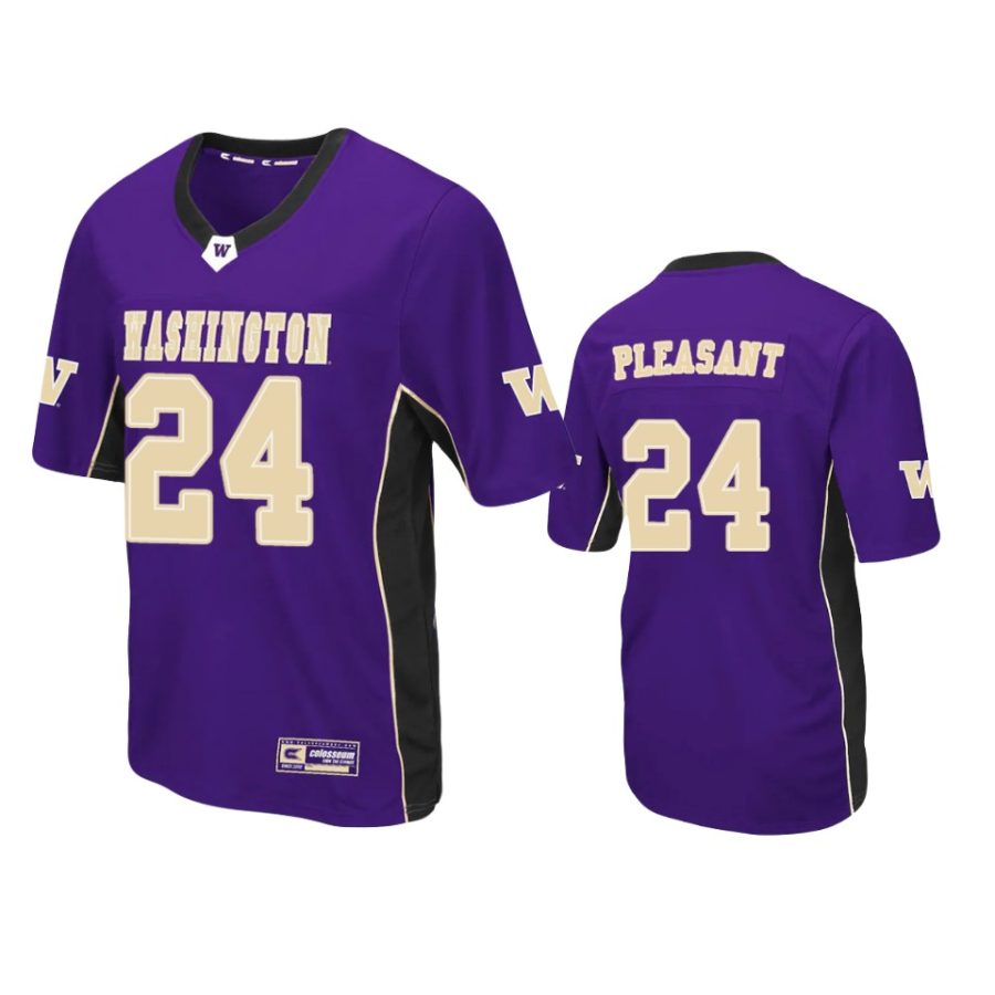 washington huskies kamari pleasant purple max power jersey