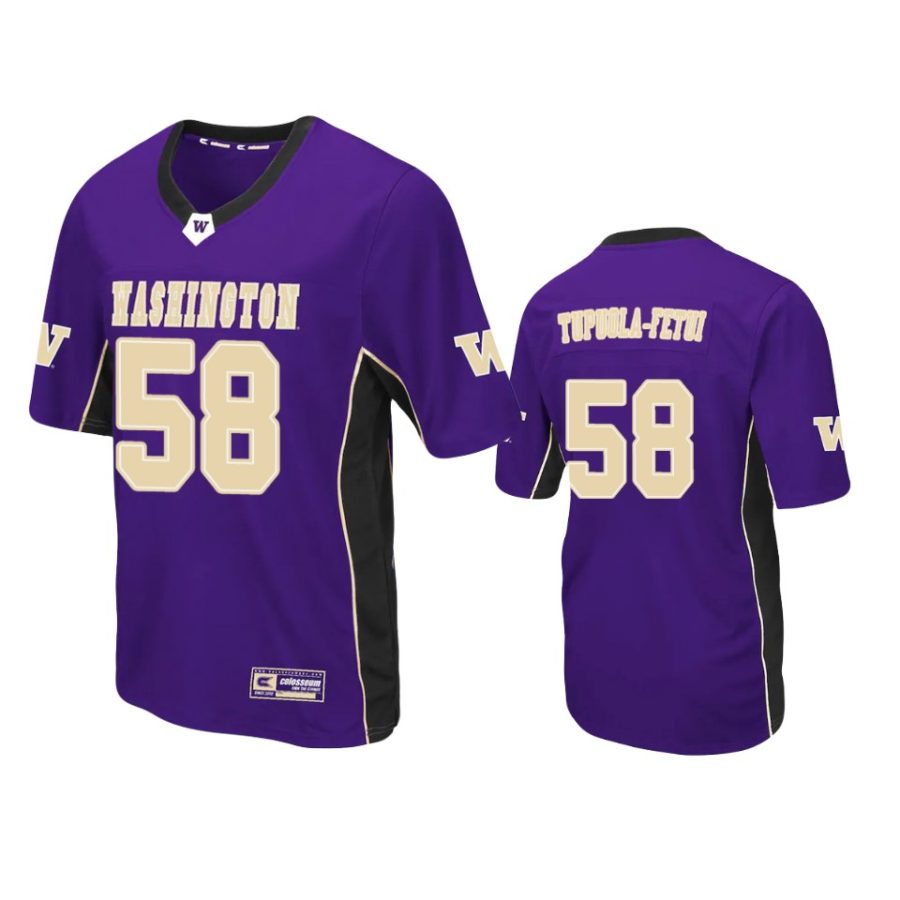 washington huskies zion tupuola fetui purple max power jersey