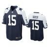 will grier cowboys navy alternate game jersey