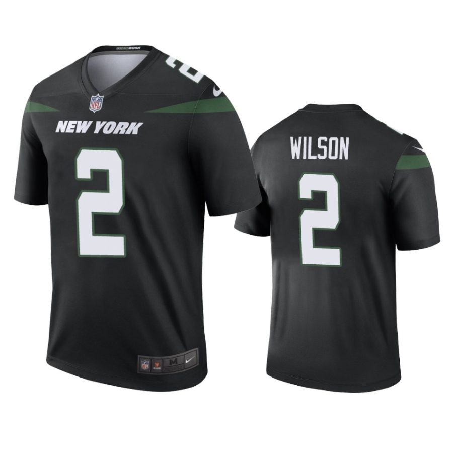 zach wilson color rush legend jets black jersey