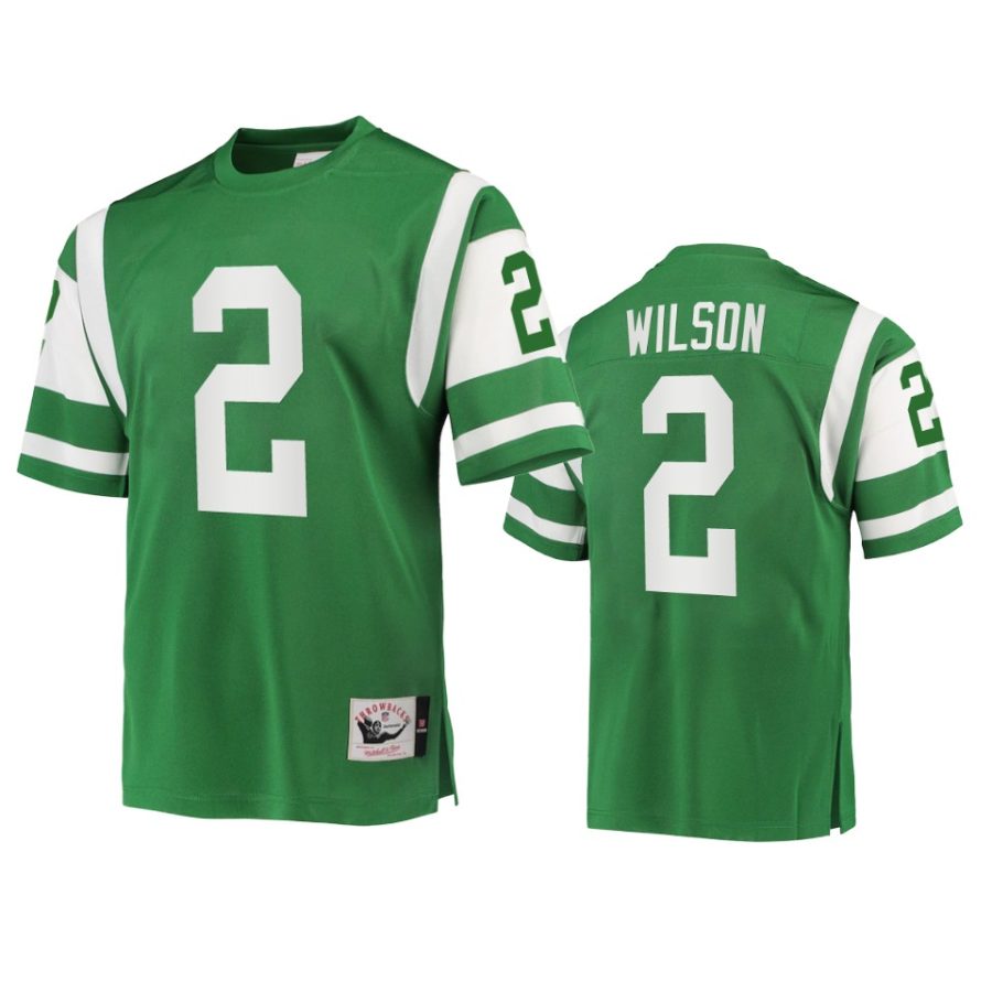 zach wilson jets green authentic jersey