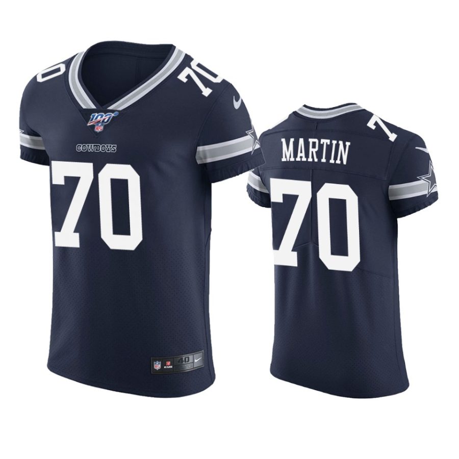 zack martin cowboys navy nfl 100 vapor elite jersey