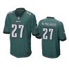 zech mcphearson eagles green game jersey