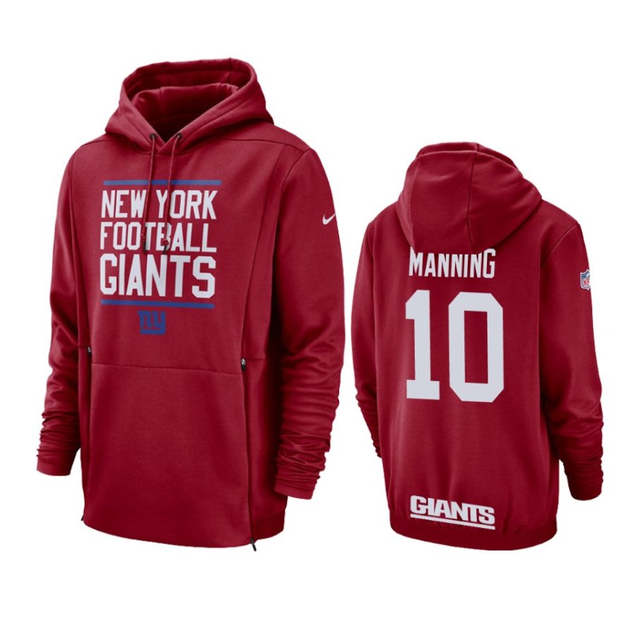 10 eli manning sideline lockup hoodie