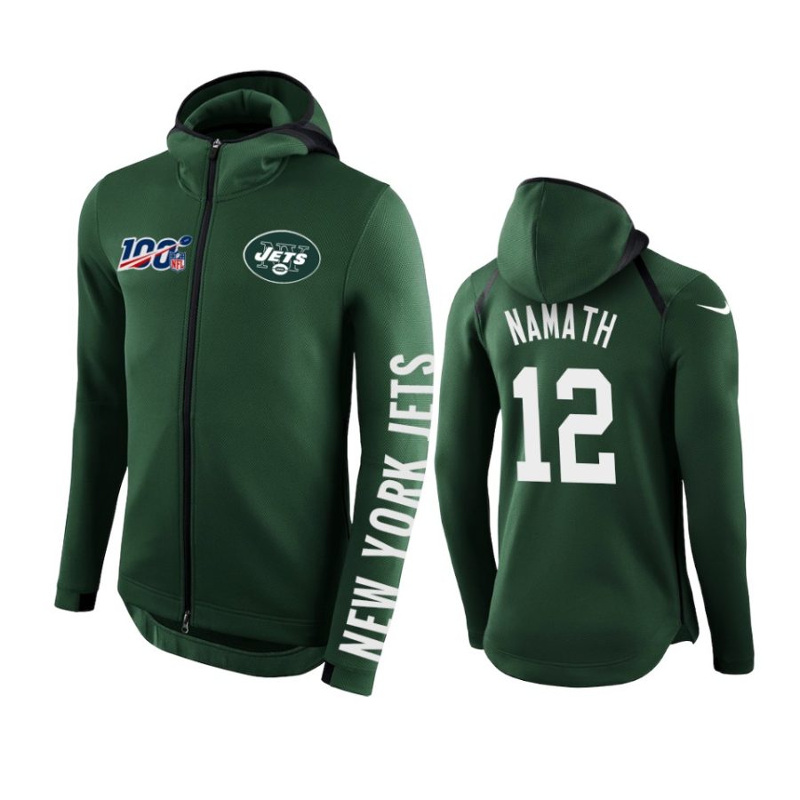 12 green joe namath hoodie 0a