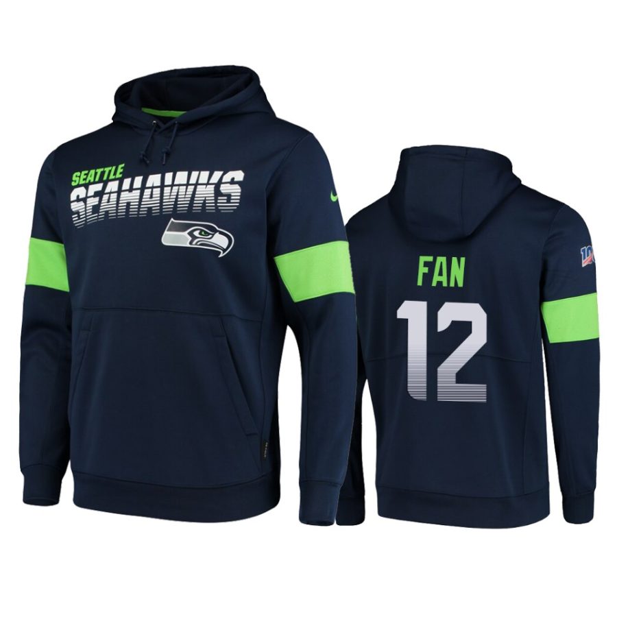 12th fan seahawks college navy 100th season hoodie