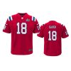 18 matthew slater red game jersey