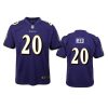 20 ed reed purple game jersey