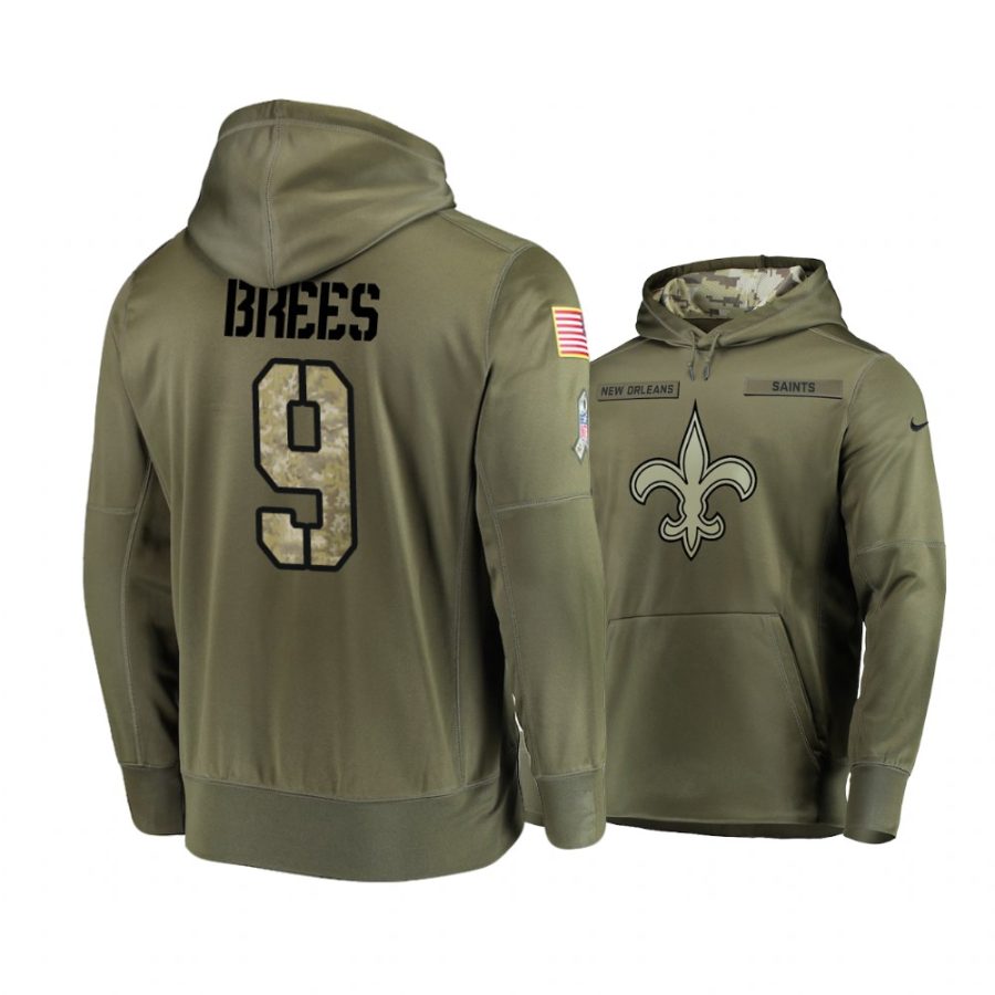 2018 salute to service drew brees hoodie