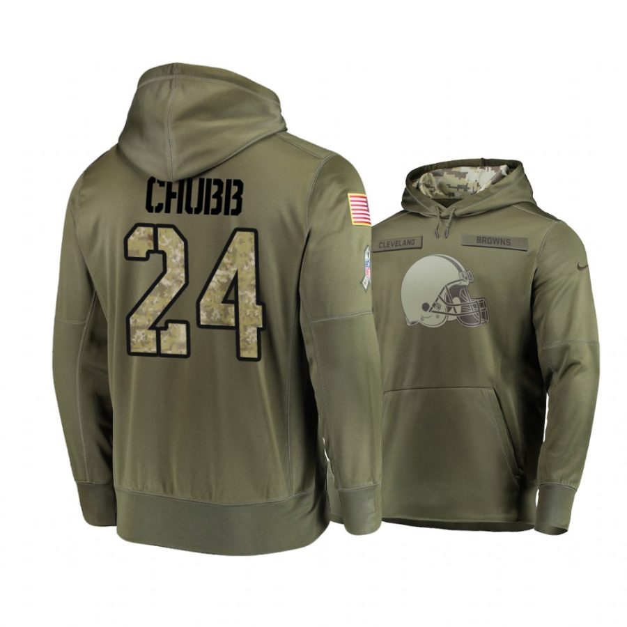 2018 salute to service nick chubb hoodie