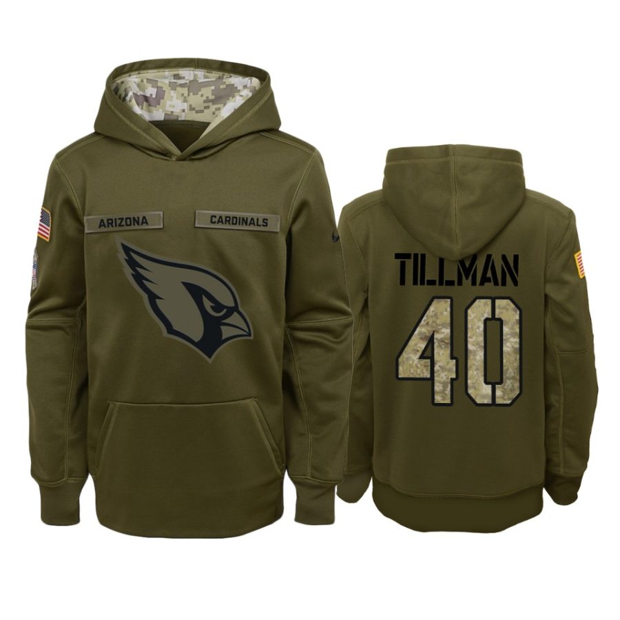 2018 salute to service pat tillman youthhoodie