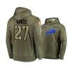 2018 salute to service tredavious white hoodie