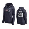 28 navy james white hoodie 4a