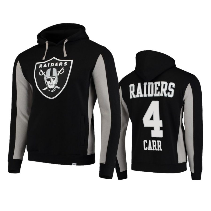 4 black derek carr hoodie