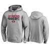 49ers ash iconic fade out hoodie