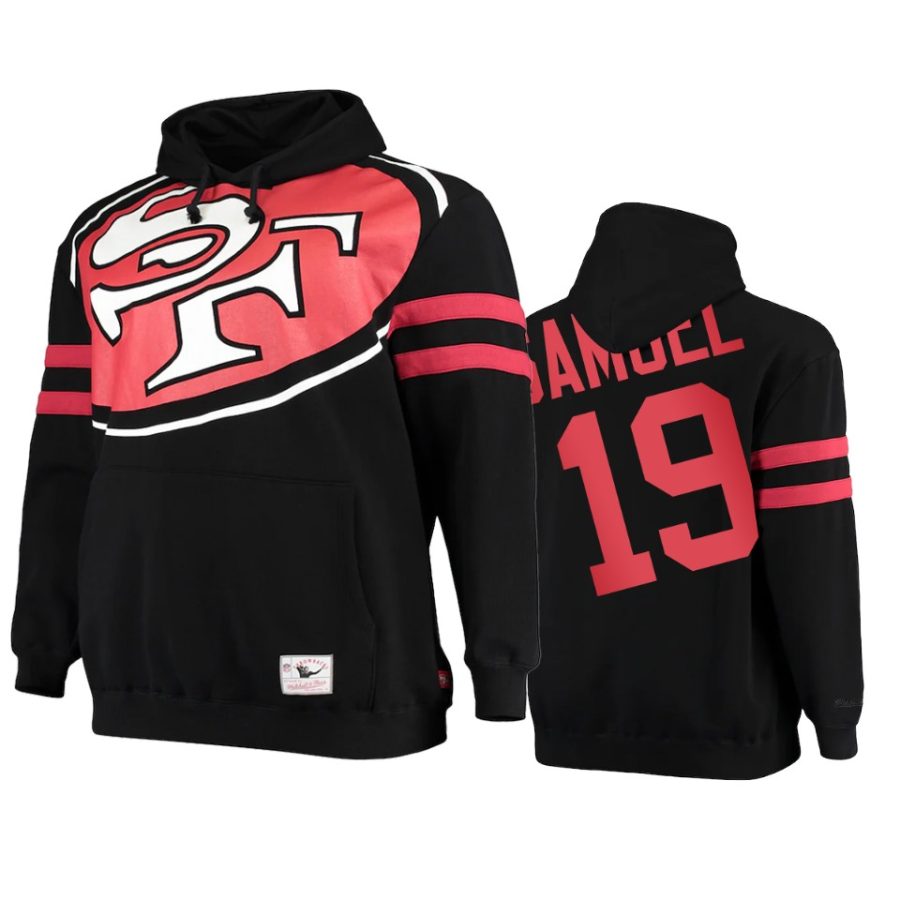 49ers deebo samuel black big face hoodie