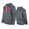 49ers gray training camp raglan hoodie