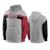 49ers heathered gray heritage fan gear hoodie