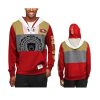 49ers scarlet charcoal pinnacle hoodie