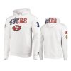 49ers white americana hoodie