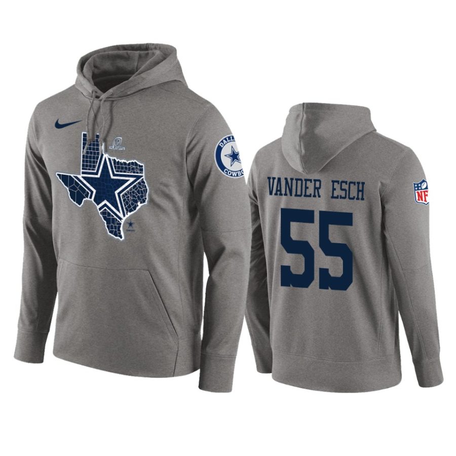 55 gray leighton vander esch hoodie