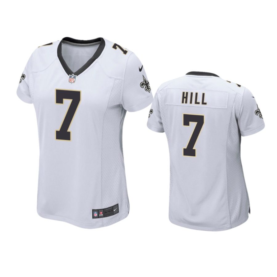 7 taysom hill white game jersey