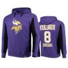 8 purple kirk cousins hoodie