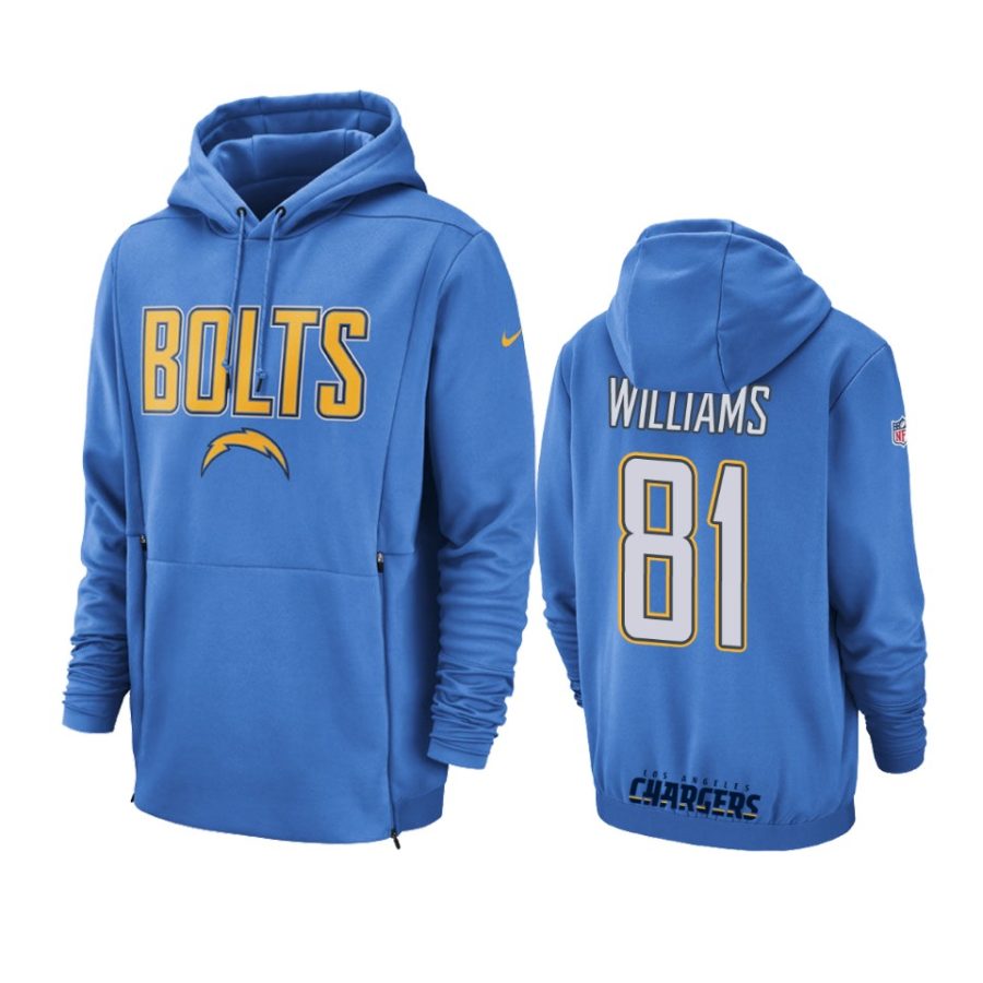 81 mike williams sideline lockup hoodie