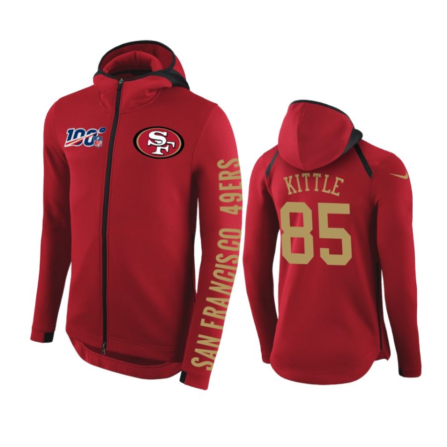 85 scarlet george kittle hoodie 0a