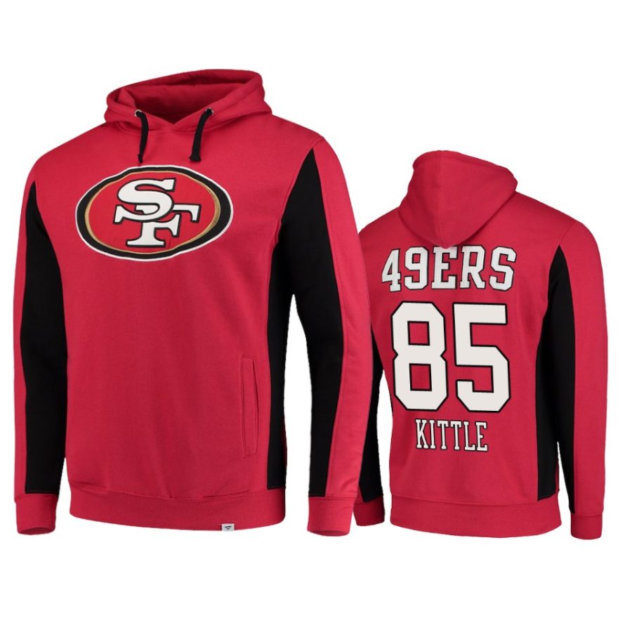 85 scarlet george kittle hoodie