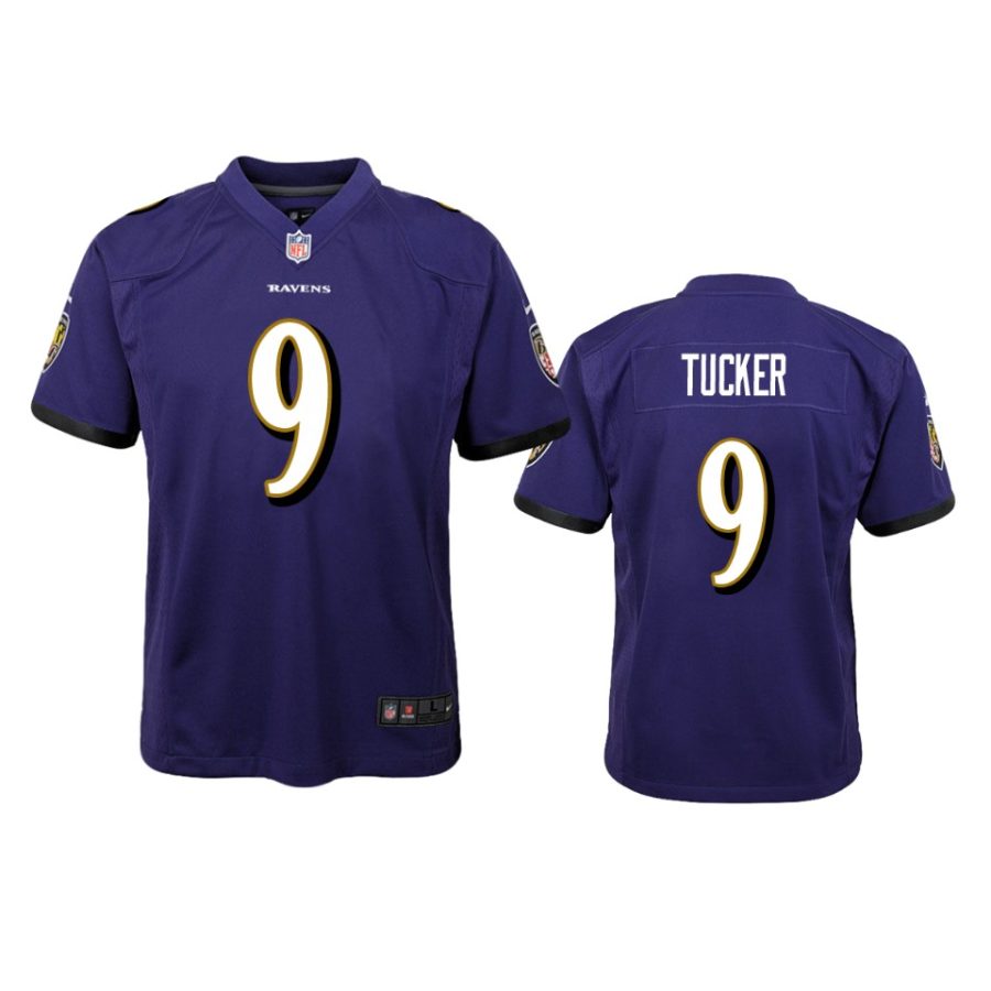 9 justin tucker purple game jersey