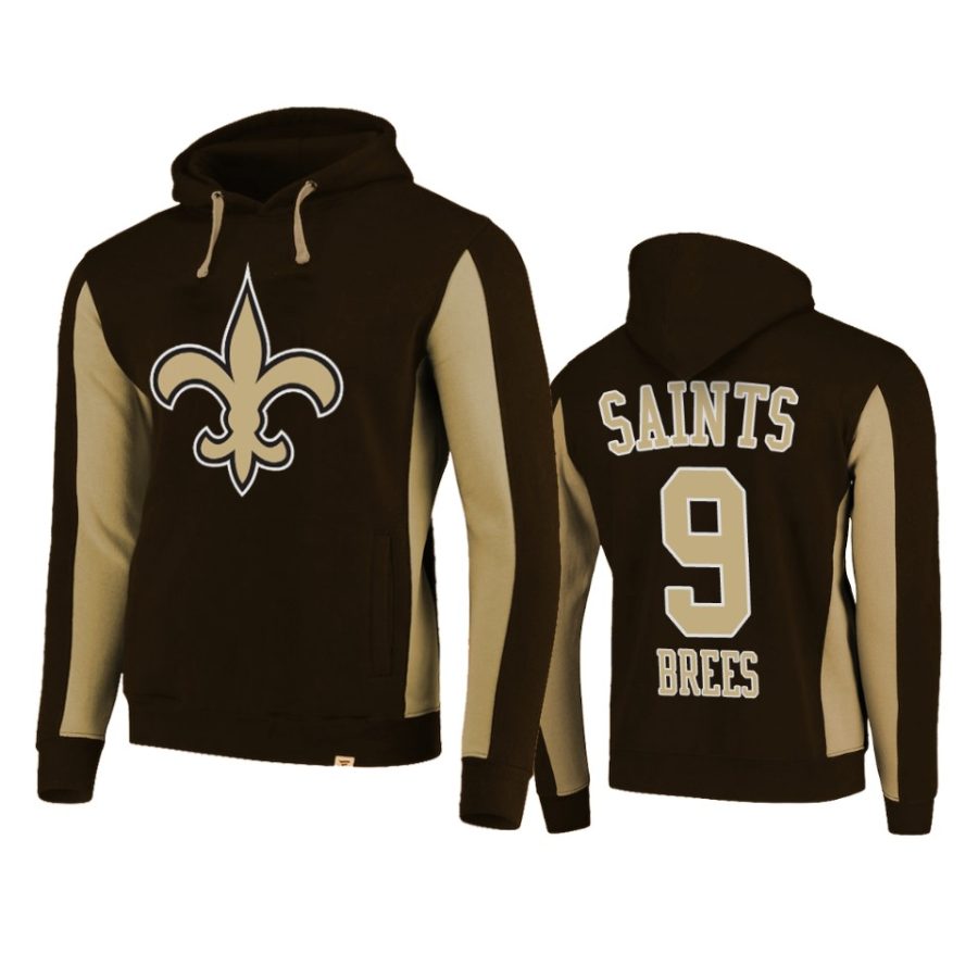 9 old gold drew brees hoodie