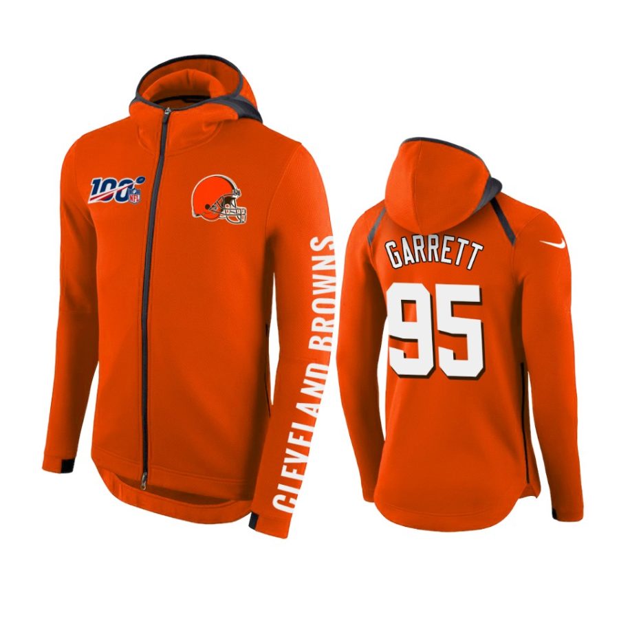 95 orange myles garrett hoodie