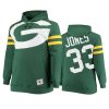 aaron jones packers green big face hoodie