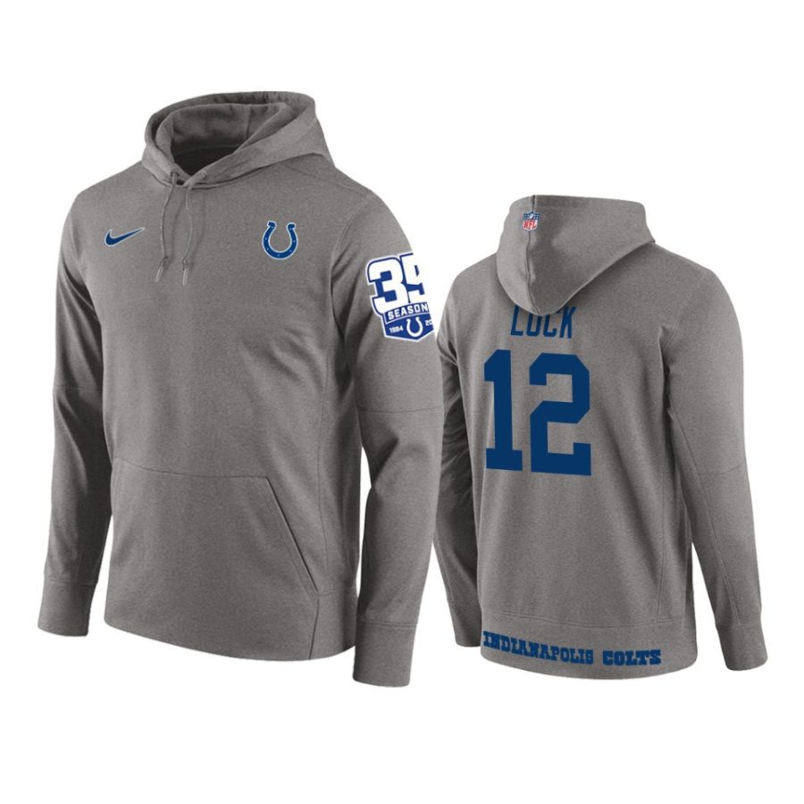 andrew luck colts gray circuit wordmark hoodie