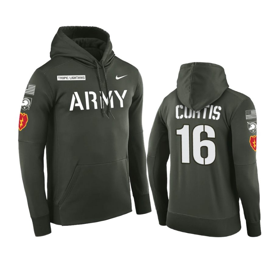 army black knights alijah curtis rivalry green hoodie