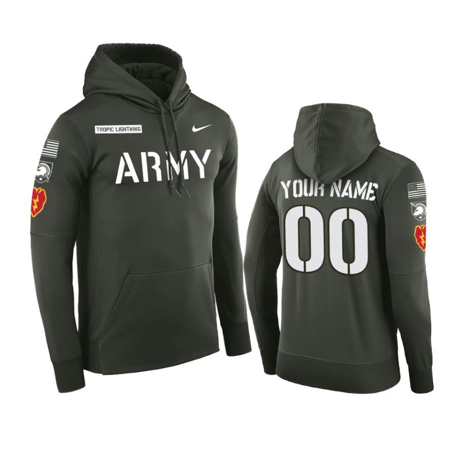 army black knights custom rivalry green hoodie