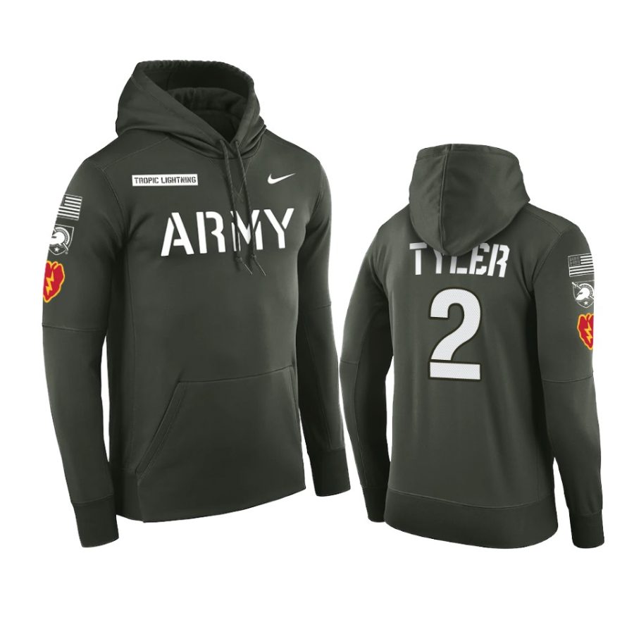 army black knights tyhier tyler rivalry green hoodie