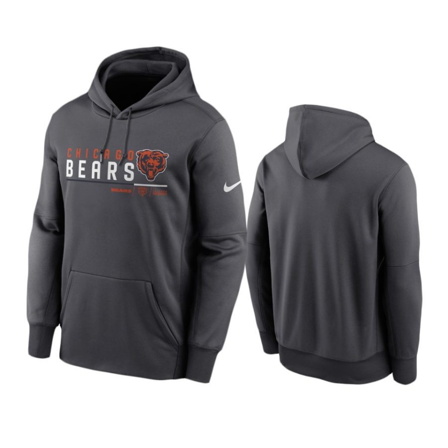 bears anthracite prime logo name split hoodie