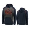 bears charcoal navy game day ready chiller fleece pullover hoodie