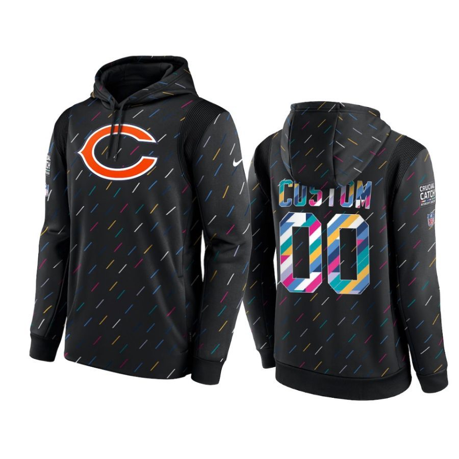 bears custom charcoal 2021 nfl crucial catch hoodie