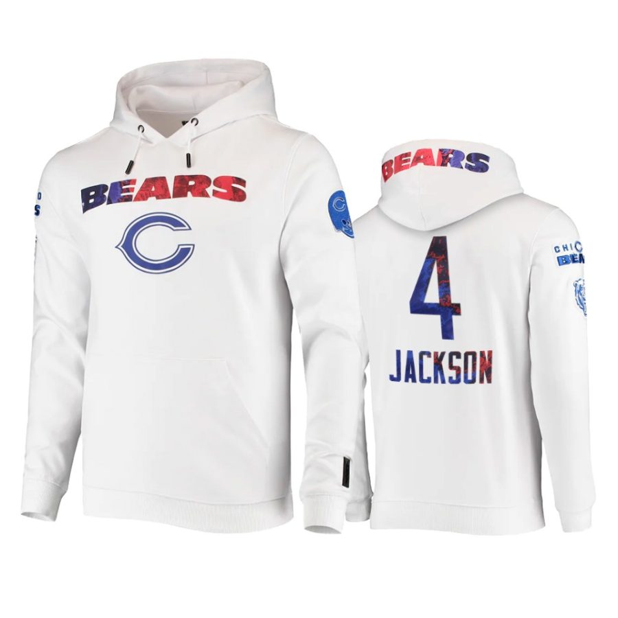 bears eddie jackson white americana hoodie