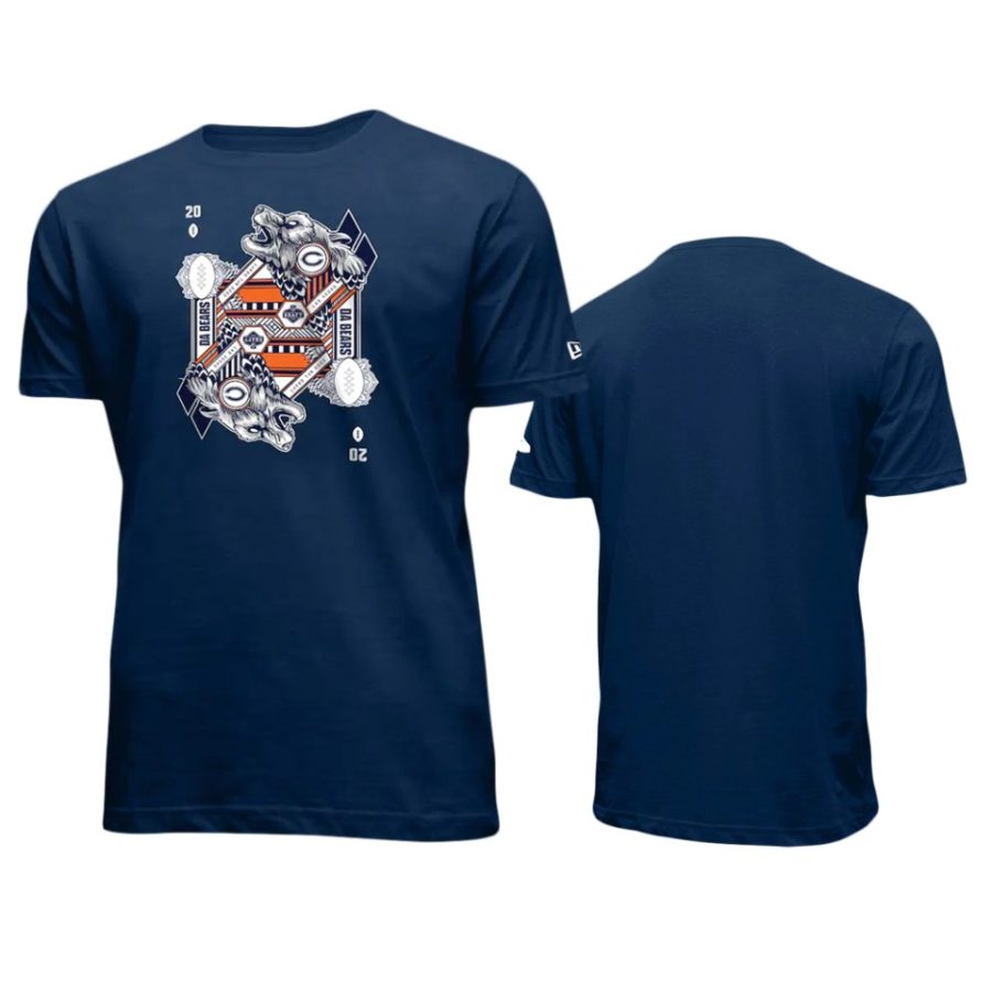 bears navy 2020 nfl draft card t shirt