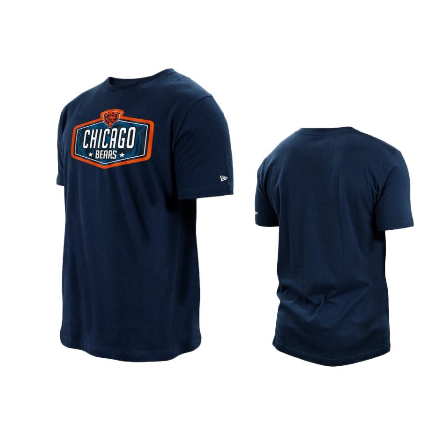 bears navy 2021 nfl draft hook t shirt