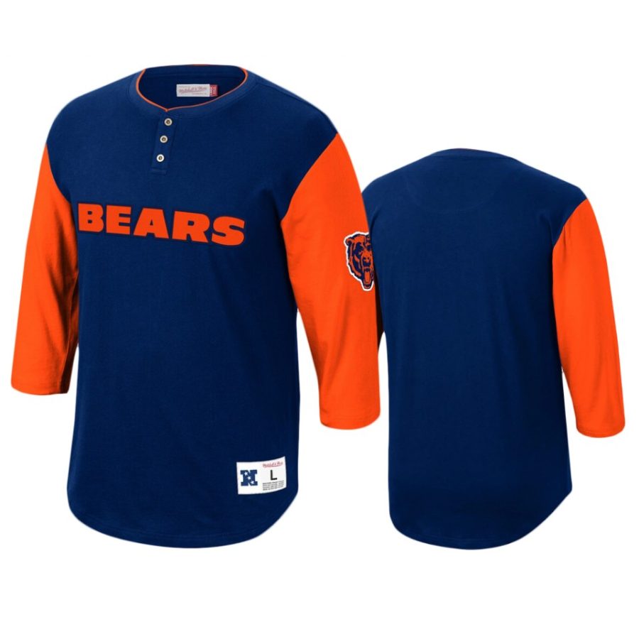 bears navy franchise player henley t shirt