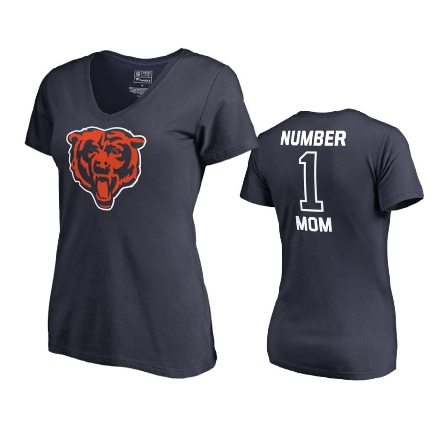 bears navy number one mom t shirt