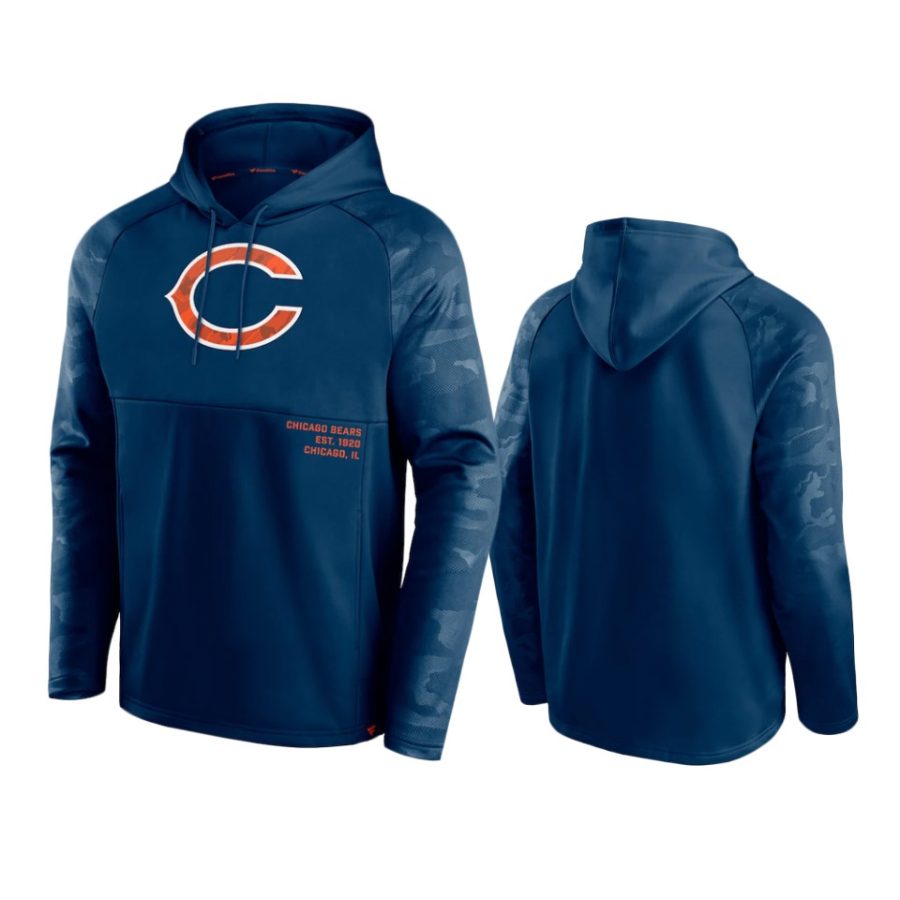 bears navy shade defender raglan pullover hoodie